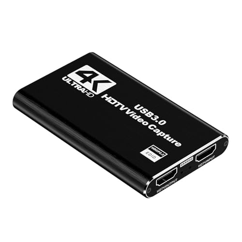Video-Capturing-Karte, USB 3.0, Capturing-Karte, 4K, 30 Hz, Videospiel-Capturing für Streaming, Kamera, PC, Spielkonsolen, Zubehör von Hattba