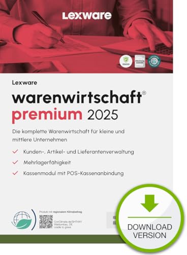 Lexware warenwirtschaft Premium 2025 (365 Tage) | PC Aktivierungscode per Email von Haufe-Lexware