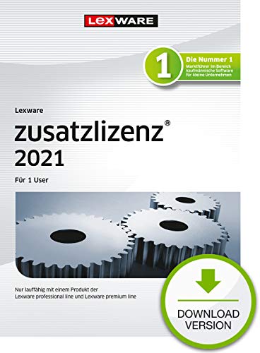 Lexware zusatzlizenz 2021 für 1 User Download Jahresversion (365-Tage) | 1 User | PC | PC Aktivierungscode per Email von Haufe-Lexware