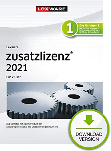 Lexware zusatzlizenz 2021 für 2 User Download Jahresversion (365-Tage) | 2 User | PC | PC Aktivierungscode per Email von Haufe-Lexware