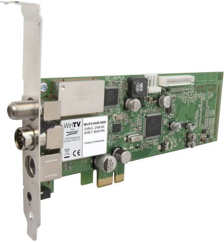 Hauppauge HVR-5525HD DVB-C (Kabel), DVB-S (Sat), DVB-T (Antenne), DVB-T2 (Antenne), analog PCIe-Kart von Hauppauge