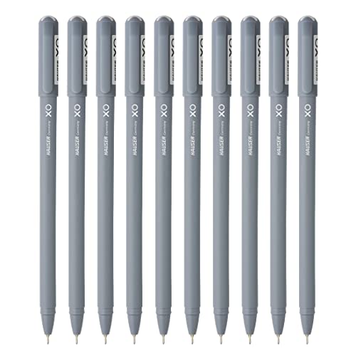 Hauser Germany Xo Kugelschreiberbox, Spitzengröße 0,7 mm, schlankes Gehäuse und minimalistisches Design, mattes Finish, fester Körper, Tinte mit niedriger Viskosität, ultra-langlebige Spitze, schwarze Hauser Germany Xo Kugelschreiberbox, Spitzengröße 0,7 mm, schlankes Gehäuse und minimalistisches Design, mattes Finish, fester Körper, Tinte mit niedriger Viskosität, ultra-langlebige Spitze, schwarze von Hauser