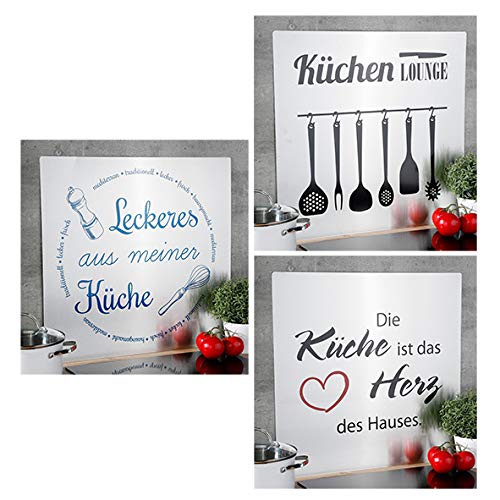 Herd - Wandabdeckung Edelstahl, bedruckt Herd - Wandabdeckung Edelstahl, bedruckt von Haushalt International