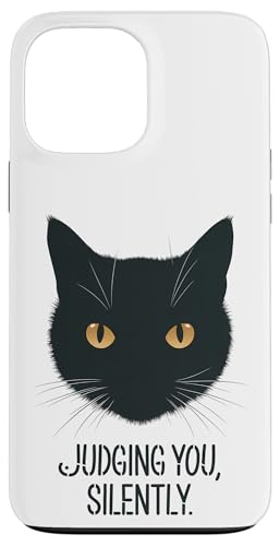 Lustige Katze Urteilt Still Für Männer & Frauen Humor Hülle für iPhone 13 Pro Max Lustige Katze Urteilt Still Für Männer & Frauen Humor Hülle für iPhone 13 Pro Max von Haustier Liebhaber Sarkasmus Geschenk Niedlich