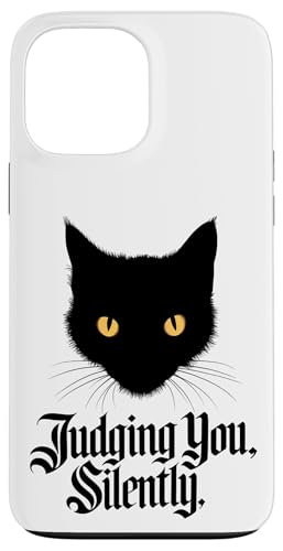 Lustige Katze Urteilt Still Für Männer & Frauen Humor Hülle für iPhone 13 Pro Max Lustige Katze Urteilt Still Für Männer & Frauen Humor Hülle für iPhone 13 Pro Max von Haustier Liebhaber Sarkasmus Geschenk Niedlich