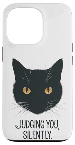 Lustige Katze Urteilt Still Für Männer & Frauen Humor Hülle für iPhone 13 Pro Lustige Katze Urteilt Still Für Männer & Frauen Humor Hülle für iPhone 13 Pro von Haustier Liebhaber Sarkasmus Geschenk Niedlich