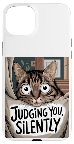 Lustige Katze Urteilt Still Für Männer & Frauen Humor Hülle für iPhone 15 Plus Lustige Katze Urteilt Still Für Männer & Frauen Humor Hülle für iPhone 15 Plus von Haustier Liebhaber Sarkasmus Geschenk Niedlich