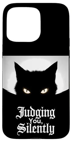 Lustige Katze Urteilt Still Für Männer & Frauen Humor Hülle für iPhone 15 Pro Max Lustige Katze Urteilt Still Für Männer & Frauen Humor Hülle für iPhone 15 Pro Max von Haustier Liebhaber Sarkasmus Geschenk Niedlich