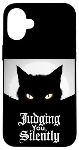 Lustige Katze Urteilt Still Für Männer & Frauen Humor Hülle für iPhone 16 Plus Lustige Katze Urteilt Still Für Männer & Frauen Humor Hülle für iPhone 16 Plus von Haustier Liebhaber Sarkasmus Geschenk Niedlich