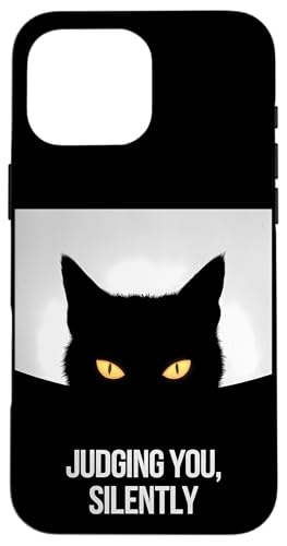 Lustige Katze Urteilt Still Für Männer & Frauen Humor Hülle für iPhone 16 Pro Max Lustige Katze Urteilt Still Für Männer & Frauen Humor Hülle für iPhone 16 Pro Max von Haustier Liebhaber Sarkasmus Geschenk Niedlich