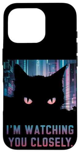 Lustige Katze Urteilt Still Für Männer & Frauen Humor Hülle für iPhone 16 Pro von Haustier Liebhaber Sarkasmus Geschenk Niedlich