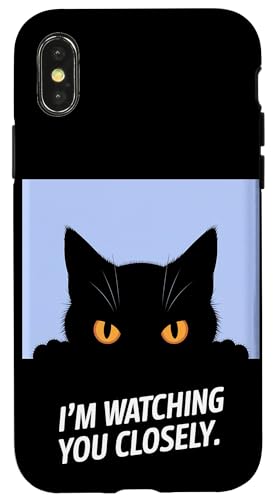 Lustige Katze Urteilt Still Für Männer & Frauen Humor Hülle für iPhone X/XS Lustige Katze Urteilt Still Für Männer & Frauen Humor Hülle für iPhone X/XS von Haustier Liebhaber Sarkasmus Geschenk Niedlich