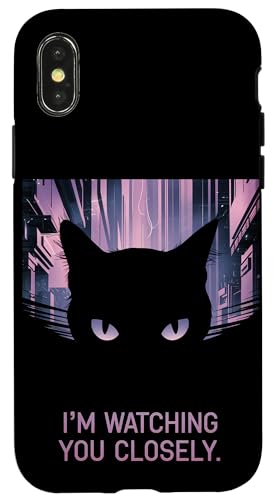Lustige Katze Urteilt Still Für Männer & Frauen Humor Hülle für iPhone X/XS Lustige Katze Urteilt Still Für Männer & Frauen Humor Hülle für iPhone X/XS von Haustier Liebhaber Sarkasmus Geschenk Niedlich
