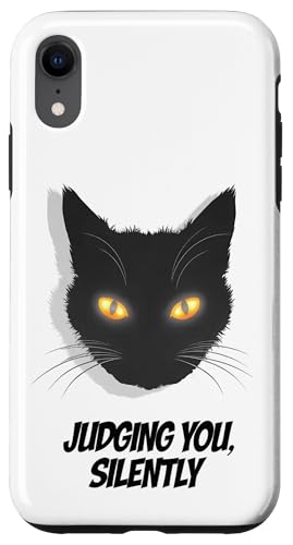 Lustige Katze Urteilt Still Für Männer & Frauen Humor Hülle für iPhone XR Lustige Katze Urteilt Still Für Männer & Frauen Humor Hülle für iPhone XR von Haustier Liebhaber Sarkasmus Geschenk Niedlich