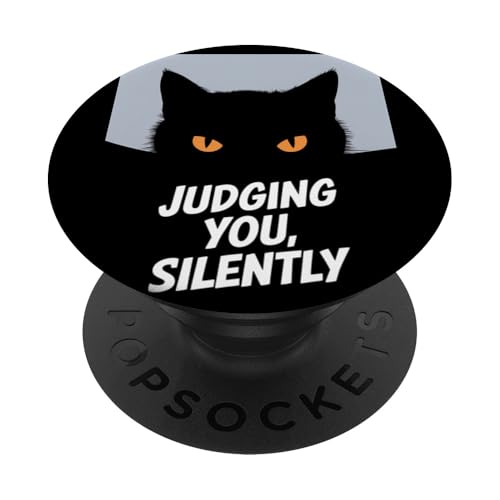 Lustige Katze Urteilt Still Für Männer & Frauen Humor PopSockets Klebender PopGrip Lustige Katze Urteilt Still Für Männer & Frauen Humor PopSockets Klebender PopGrip von Haustier Liebhaber Sarkasmus Geschenk Niedlich