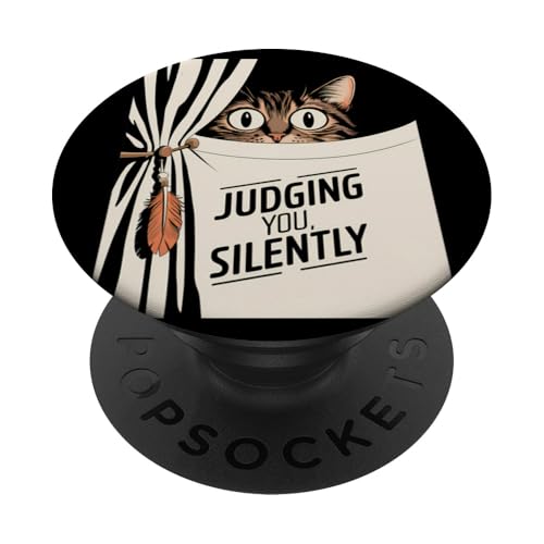 Lustige Katze Urteilt Still Für Männer & Frauen Humor PopSockets Klebender PopGrip Lustige Katze Urteilt Still Für Männer & Frauen Humor PopSockets Klebender PopGrip von Haustier Liebhaber Sarkasmus Geschenk Niedlich