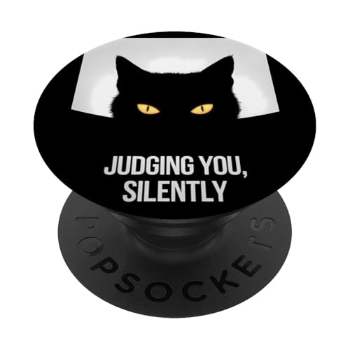 Lustige Katze Urteilt Still Für Männer & Frauen Humor PopSockets Klebender PopGrip Lustige Katze Urteilt Still Für Männer & Frauen Humor PopSockets Klebender PopGrip von Haustier Liebhaber Sarkasmus Geschenk Niedlich