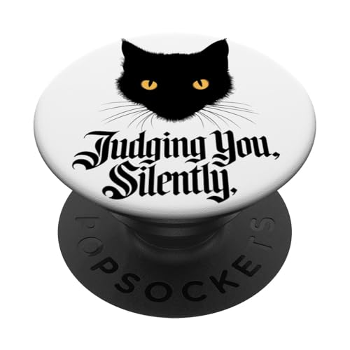Lustige Katze Urteilt Still Für Männer & Frauen Humor PopSockets Klebender PopGrip Lustige Katze Urteilt Still Für Männer & Frauen Humor PopSockets Klebender PopGrip von Haustier Liebhaber Sarkasmus Geschenk Niedlich