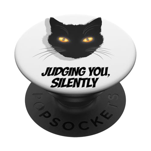 Lustige Katze Urteilt Still Für Männer & Frauen Humor PopSockets Klebender PopGrip Lustige Katze Urteilt Still Für Männer & Frauen Humor PopSockets Klebender PopGrip von Haustier Liebhaber Sarkasmus Geschenk Niedlich