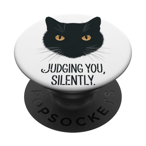 Lustige Katze Urteilt Still Für Männer & Frauen Humor PopSockets Klebender PopGrip Lustige Katze Urteilt Still Für Männer & Frauen Humor PopSockets Klebender PopGrip von Haustier Liebhaber Sarkasmus Geschenk Niedlich