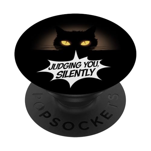 Lustige Katze Urteilt Still Für Männer & Frauen Humor PopSockets Klebender PopGrip Lustige Katze Urteilt Still Für Männer & Frauen Humor PopSockets Klebender PopGrip von Haustier Liebhaber Sarkasmus Geschenk Niedlich