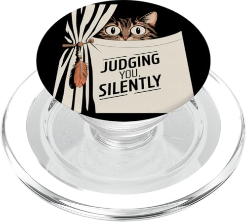 Lustige Katze Urteilt Still Für Männer & Frauen Humor PopSockets PopGrip für MagSafe Lustige Katze Urteilt Still Für Männer & Frauen Humor PopSockets PopGrip für MagSafe von Haustier Liebhaber Sarkasmus Geschenk Niedlich