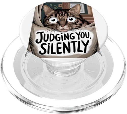 Lustige Katze Urteilt Still Für Männer & Frauen Humor PopSockets PopGrip für MagSafe Lustige Katze Urteilt Still Für Männer & Frauen Humor PopSockets PopGrip für MagSafe von Haustier Liebhaber Sarkasmus Geschenk Niedlich