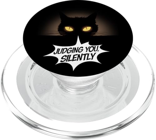 Lustige Katze Urteilt Still Für Männer & Frauen Humor PopSockets PopGrip für MagSafe Lustige Katze Urteilt Still Für Männer & Frauen Humor PopSockets PopGrip für MagSafe von Haustier Liebhaber Sarkasmus Geschenk Niedlich