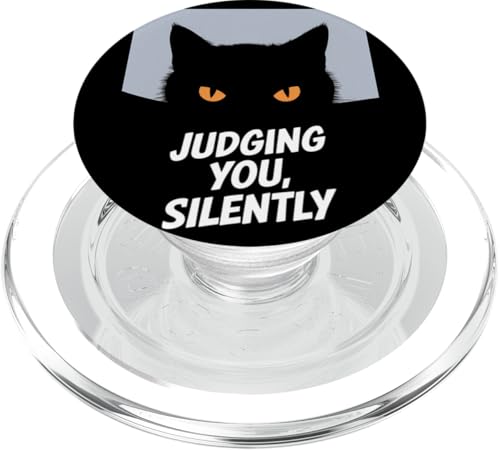 Lustige Katze Urteilt Still Für Männer & Frauen Humor PopSockets PopGrip für MagSafe Lustige Katze Urteilt Still Für Männer & Frauen Humor PopSockets PopGrip für MagSafe von Haustier Liebhaber Sarkasmus Geschenk Niedlich