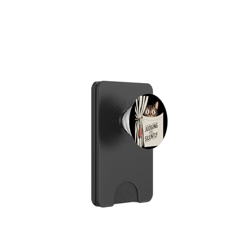 Lustige Katze Urteilt Still Für Männer & Frauen Humor PopSockets PopWallet für MagSafe Lustige Katze Urteilt Still Für Männer & Frauen Humor PopSockets PopWallet für MagSafe von Haustier Liebhaber Sarkasmus Geschenk Niedlich