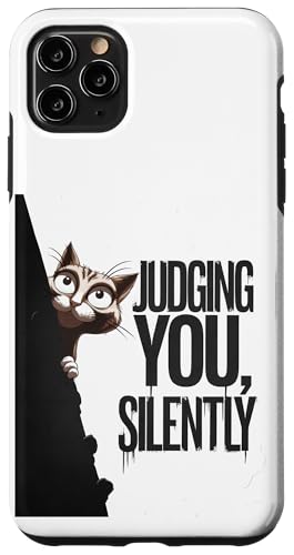 Lustige Katze Urteilt Still Humor Hülle für iPhone 11 Pro Max Lustige Katze Urteilt Still Humor Hülle für iPhone 11 Pro Max von Haustier Liebhaber Sarkasmus Geschenk Niedlich