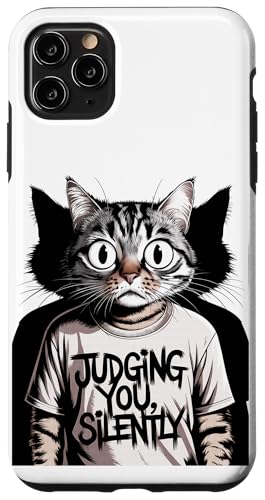 Lustige Katze Urteilt Still Humor Hülle für iPhone 11 Pro Max Lustige Katze Urteilt Still Humor Hülle für iPhone 11 Pro Max von Haustier Liebhaber Sarkasmus Geschenk Niedlich