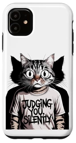Lustige Katze Urteilt Still Humor Hülle für iPhone 11 Lustige Katze Urteilt Still Humor Hülle für iPhone 11 von Haustier Liebhaber Sarkasmus Geschenk Niedlich