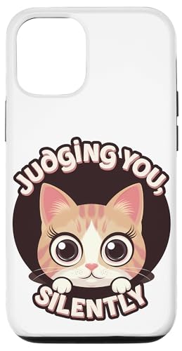 Lustige Katze Urteilt Still Humor Hülle für iPhone 12/12 Pro Lustige Katze Urteilt Still Humor Hülle für iPhone 12/12 Pro von Haustier Liebhaber Sarkasmus Geschenk Niedlich