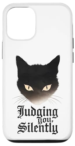 Lustige Katze Urteilt Still Humor Hülle für iPhone 12/12 Pro Lustige Katze Urteilt Still Humor Hülle für iPhone 12/12 Pro von Haustier Liebhaber Sarkasmus Geschenk Niedlich