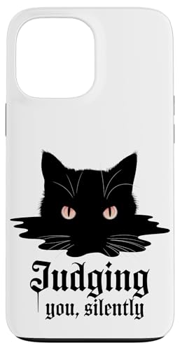 Lustige Katze Urteilt Still Humor Hülle für iPhone 13 Pro Max Lustige Katze Urteilt Still Humor Hülle für iPhone 13 Pro Max von Haustier Liebhaber Sarkasmus Geschenk Niedlich