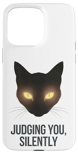Lustige Katze Urteilt Still Humor Hülle für iPhone 15 Pro Max Lustige Katze Urteilt Still Humor Hülle für iPhone 15 Pro Max von Haustier Liebhaber Sarkasmus Geschenk Niedlich