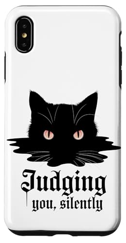Lustige Katze Urteilt Still Humor Hülle für iPhone XS Max Lustige Katze Urteilt Still Humor Hülle für iPhone XS Max von Haustier Liebhaber Sarkasmus Geschenk Niedlich