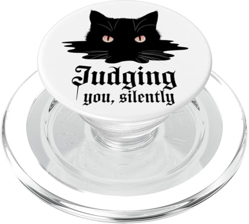 Lustige Katze Urteilt Still Humor PopSockets PopGrip für MagSafe Lustige Katze Urteilt Still Humor PopSockets PopGrip für MagSafe von Haustier Liebhaber Sarkasmus Geschenk Niedlich