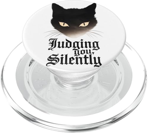Lustige Katze Urteilt Still Humor PopSockets PopGrip für MagSafe Lustige Katze Urteilt Still Humor PopSockets PopGrip für MagSafe von Haustier Liebhaber Sarkasmus Geschenk Niedlich