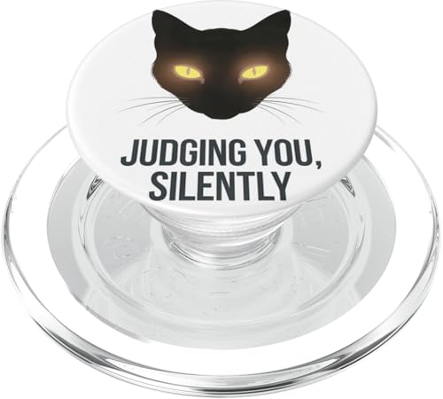 Lustige Katze Urteilt Still Humor PopSockets PopGrip für MagSafe Lustige Katze Urteilt Still Humor PopSockets PopGrip für MagSafe von Haustier Liebhaber Sarkasmus Geschenk Niedlich