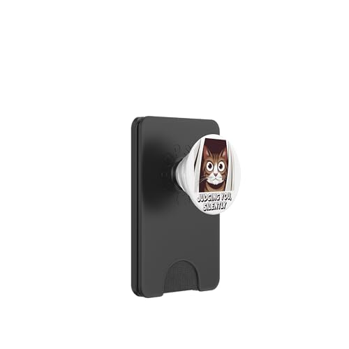 Lustige Katze Urteilt Still Humor PopSockets PopWallet für MagSafe Lustige Katze Urteilt Still Humor PopSockets PopWallet für MagSafe von Haustier Liebhaber Sarkasmus Geschenk Niedlich