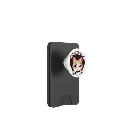 Lustige Katze Urteilt Still Humor PopSockets PopWallet für MagSafe Lustige Katze Urteilt Still Humor PopSockets PopWallet für MagSafe von Haustier Liebhaber Sarkasmus Geschenk Niedlich