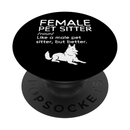 Female Pet Sitter Definition PopSockets Klebender PopGrip Female Pet Sitter Definition PopSockets Klebender PopGrip von Haustiersitter Hundesitter Designs Idee