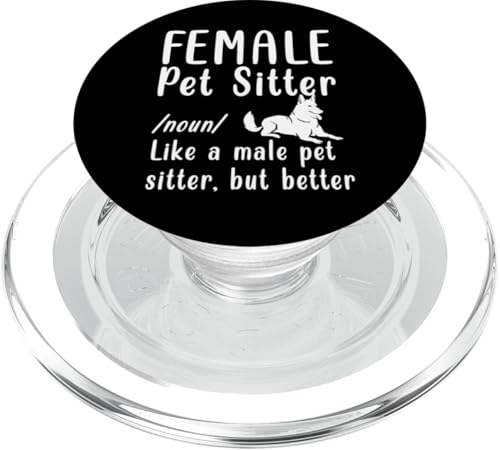Female Pet Sitter Definition PopSockets PopGrip für MagSafe Female Pet Sitter Definition PopSockets PopGrip für MagSafe von Haustiersitter Hundesitter Designs Idee