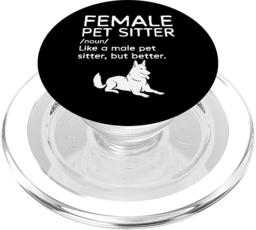 Female Pet Sitter Definition PopSockets PopGrip für MagSafe Female Pet Sitter Definition PopSockets PopGrip für MagSafe von Haustiersitter Hundesitter Designs Idee
