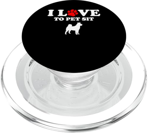I Love To Pet Sit Pet Sitter Pet Lover PopSockets PopGrip für MagSafe von Haustiersitter Hundesitter Designs Idee