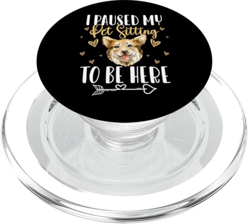 I Paused My Pet Sitting To Be Here Pet Sitter PopSockets PopGrip für MagSafe von Haustiersitter Hundesitter Designs Idee