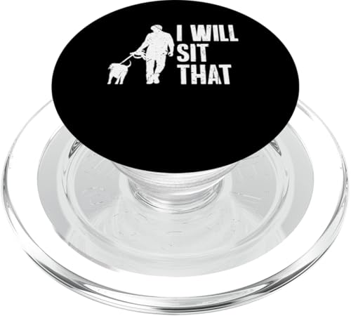 I Will Sit That Pet Sitter Pet Lover PopSockets PopGrip für MagSafe I Will Sit That Pet Sitter Pet Lover PopSockets PopGrip für MagSafe von Haustiersitter Hundesitter Designs Idee