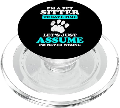 Im A Pet Sitter To Save Time Pet Care Lover PopSockets PopGrip für MagSafe Im A Pet Sitter To Save Time Pet Care Lover PopSockets PopGrip für MagSafe von Haustiersitter Hundesitter Designs Idee
